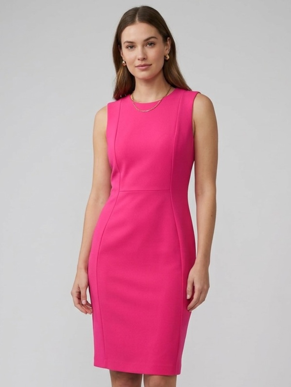 Calvin Klein | Pink Work Dress